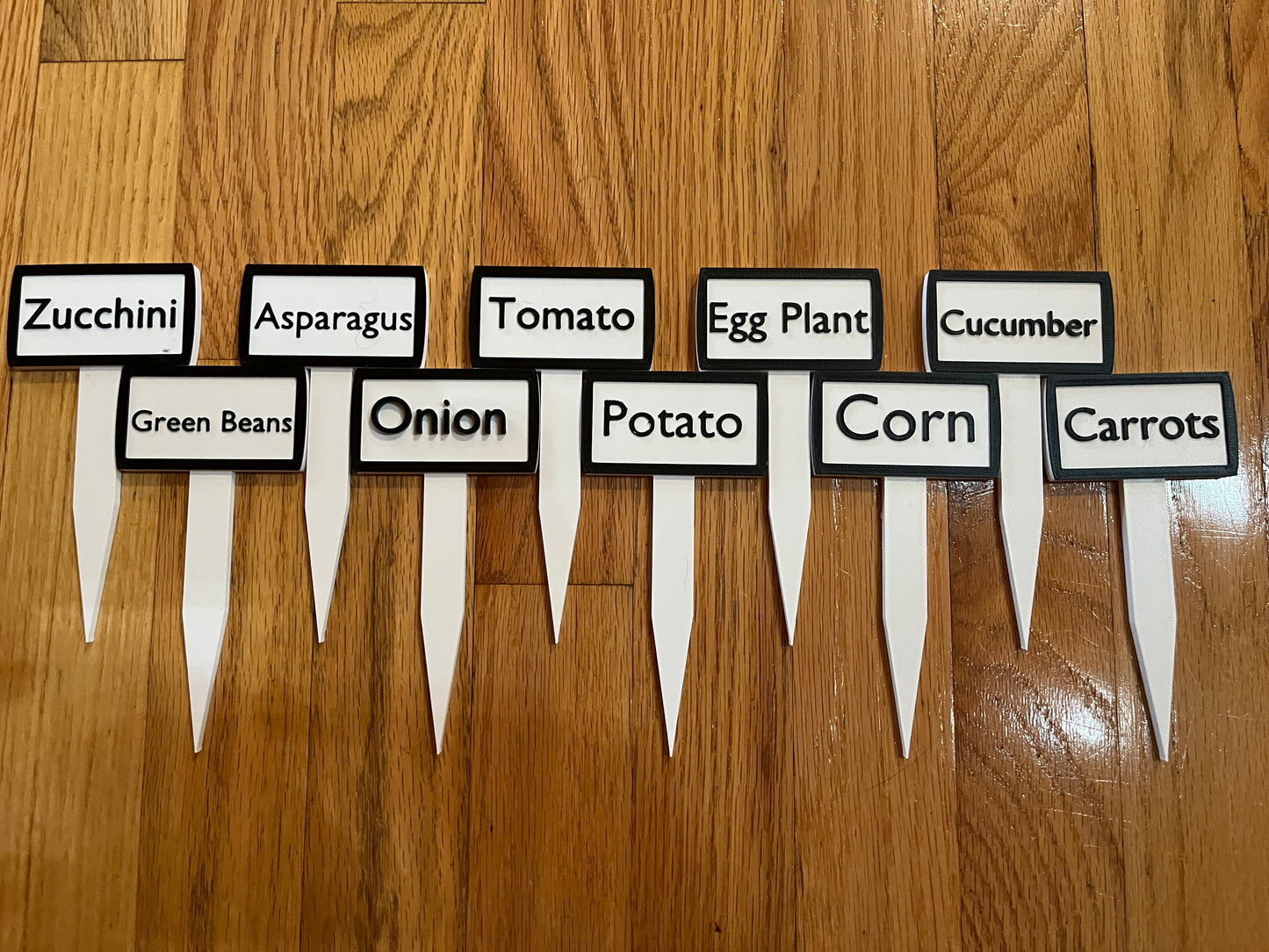 Vegetable Garden Seed Labels
